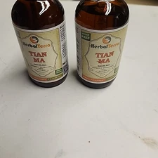 Tian Ma, Gastrodia Tincture, Dried Tuber Liquid Extract 2 Bottles 120ml Exp08/30
