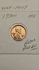 wheat penny 1930S SHARP GEM RED BU 1930-S LOT #5 GEM UNC RED LUSTER LINCOLN CENT