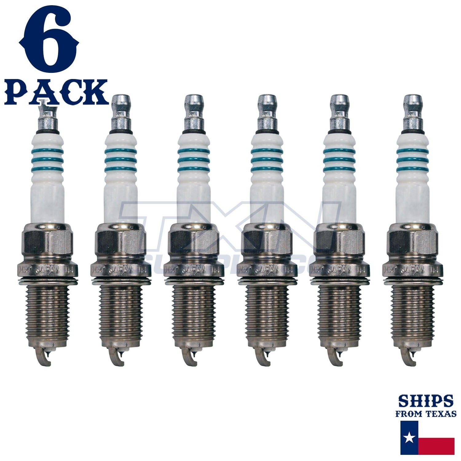 6 Pack Denso 5303 Iridium Power Spark Plugs IK16