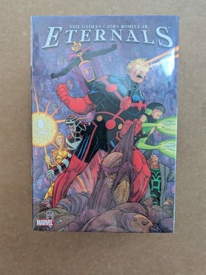 Eternals Hardcover - Neil Gaiman & John Romita Jr. - 2007 Marvel - First Print 