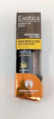Gurunanda 0.33oz Exotics Immortelle Kiss Helichrysum Age Defense Aroma Roll On