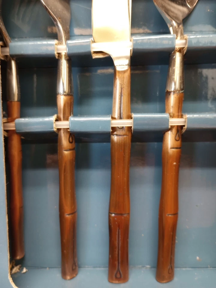 Towle Plateros 20 piezas. Juego de cubiertos 4014998- cobre bambú Foto 2 de 4