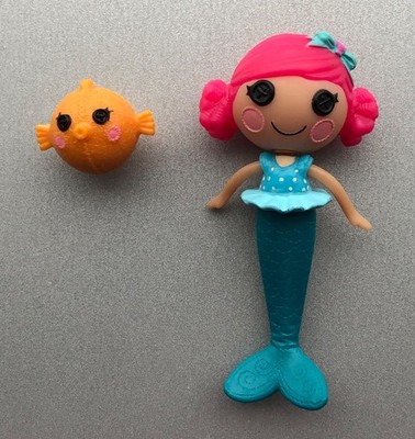 VINTAGE MGA Lalaloopsy Lala-Oopsies MINI Koralle Muscheln MEERJUNGFRAU-Spielzeug Puppe (C)