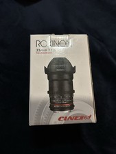 Rokinon DS35M-MFT Camera Lens DS 35mm T1.5 Cine Wide Angle Lense