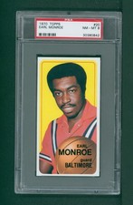 1970 Topps Basketball Card - #20 Earl Monroe, PSA 8 NM/MT