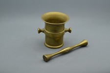 Antik Mörser aus massiven Messing, Küchen-Mörser , Apotheken-Mörser , Gewürzmörs