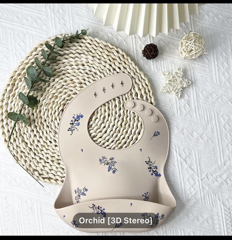 Silicone Bibs Baby Waterproof Feeding Toddler Easy Using Food Catching Bib New