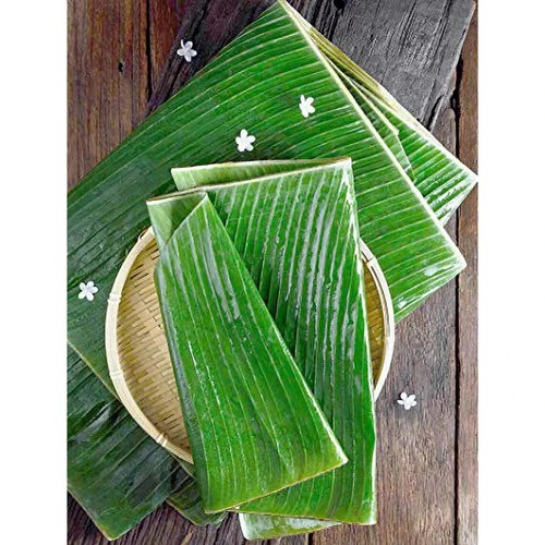 Hojas de plátano fresco hoja de plátano verde natural ideal para cocinar - Imagen 7 de 7
