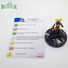Heroclix Chaos War set Ms. Marvel Carol Danvers  207 Gravity Feed fig w/card 