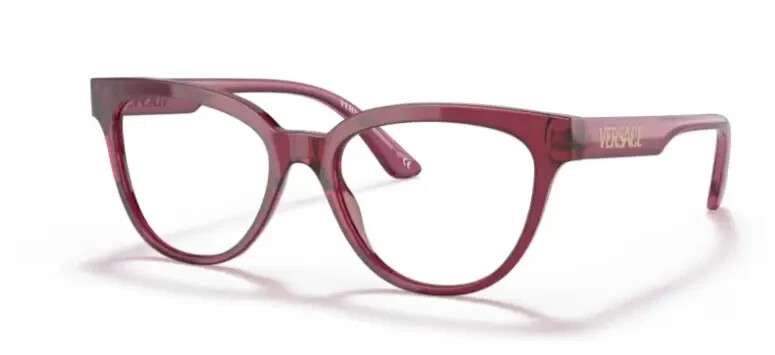 Женские очки Versace 0VE3315 5357 Прозрачный красный кошачий глаз 31890₽