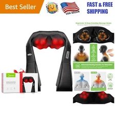 Electric Deep Tissue Massage Pillow - Ultimate Shiatsu Relief Anytime, Anywhere