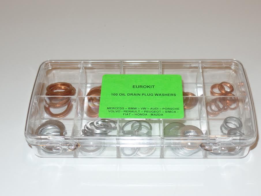 100 Oil Drain Plug Washers Gaskets Copper & Aluminum Fits BMW MERCEDES VW HONDA eBay