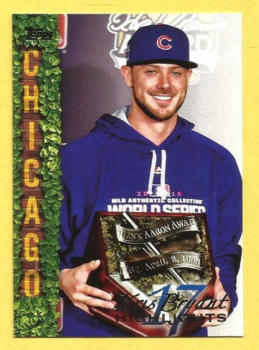 KRIS BRYANT 2018 Topps Wal-Mart Highlights Complete Your Set/You Pick The Cards