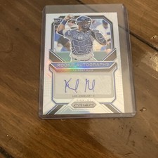 Keibert Ruiz 2021 Panini Prizm Baseball Rookie Autographs Chrome RA-KR Dodgers