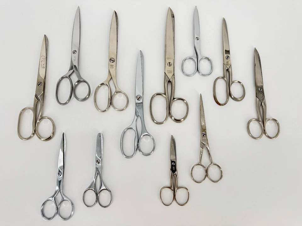 KONVOLUT 12 ALTE SCHEREN HENCKELS LEADER LEHA BARON FRAUENLOB