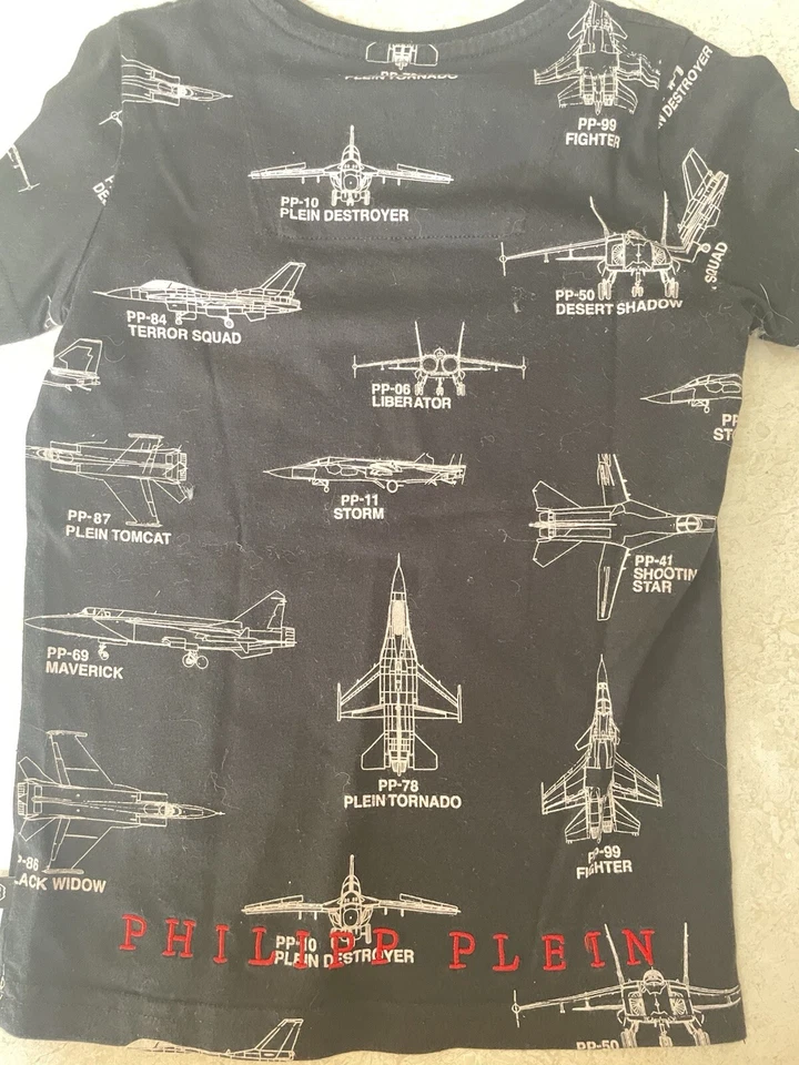 Philipp Plein Junior T-Shirt kids Boys Size 4-5 - Image 2 of 4