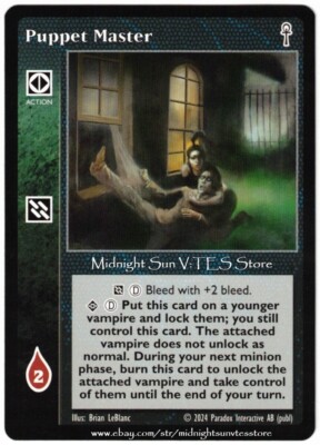 Puppet Master (Mind Rape) Fifth Edition V5 V:TES VTES Vampire CCG