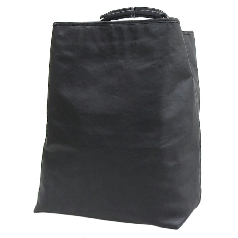 BALENCIAGA 103237 Leather Stud Top Handle Hand Bag Black BALENCIAGA 103237 Leather Stud Top Handle Hand Bag Black