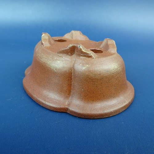 Shibakatsu Bonsai Pot Tokoname Deimono Mokko 3in x 2.5in Mud Bowl Made in Japan - 第 3/8 張圖片