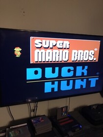 Super Mario Bros./Duck Hunt (Nintendo NES, 1985) Authentic And Tested