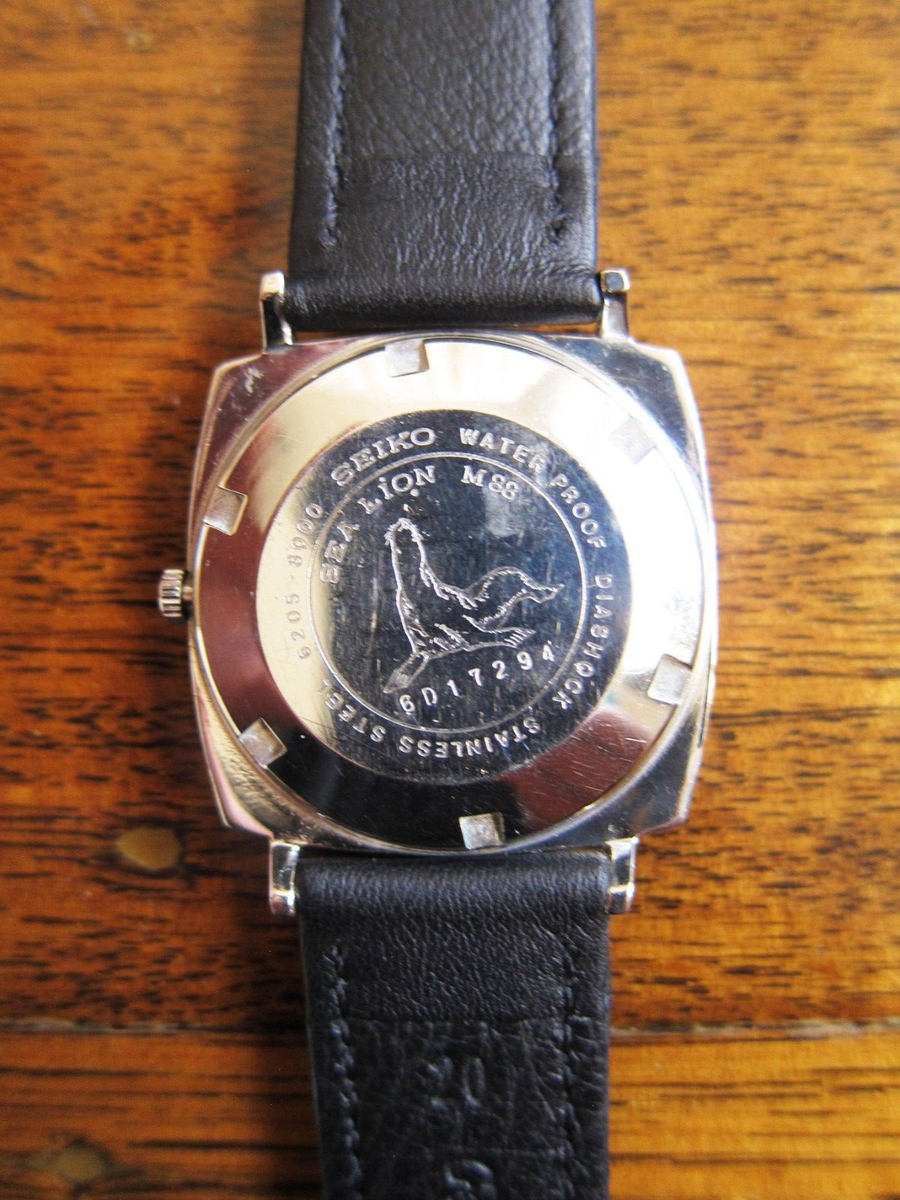 SEIKO 6205-8000 Sea Lion M88 Self-Dater Men's Watch | eBay