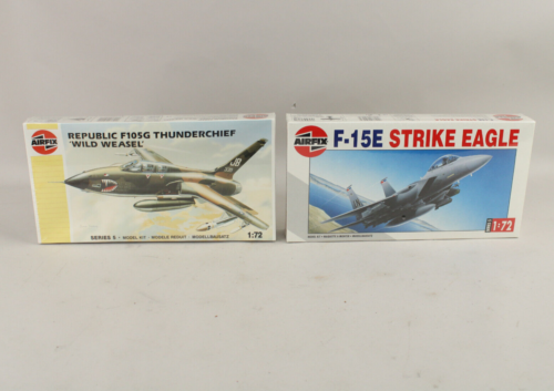 Lot of 2 NOS Airfix Series 5 1:72 Model Kits F-15E Strike Eagle & Republic F105G - Picture 1 of 6