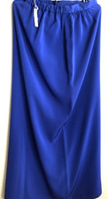 NWT Vintage GIDDING JENNY Blue Skirt Acetate Rayon Size S 130