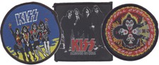 KISS - 3 x Sew On 3 1/2" PATCHES