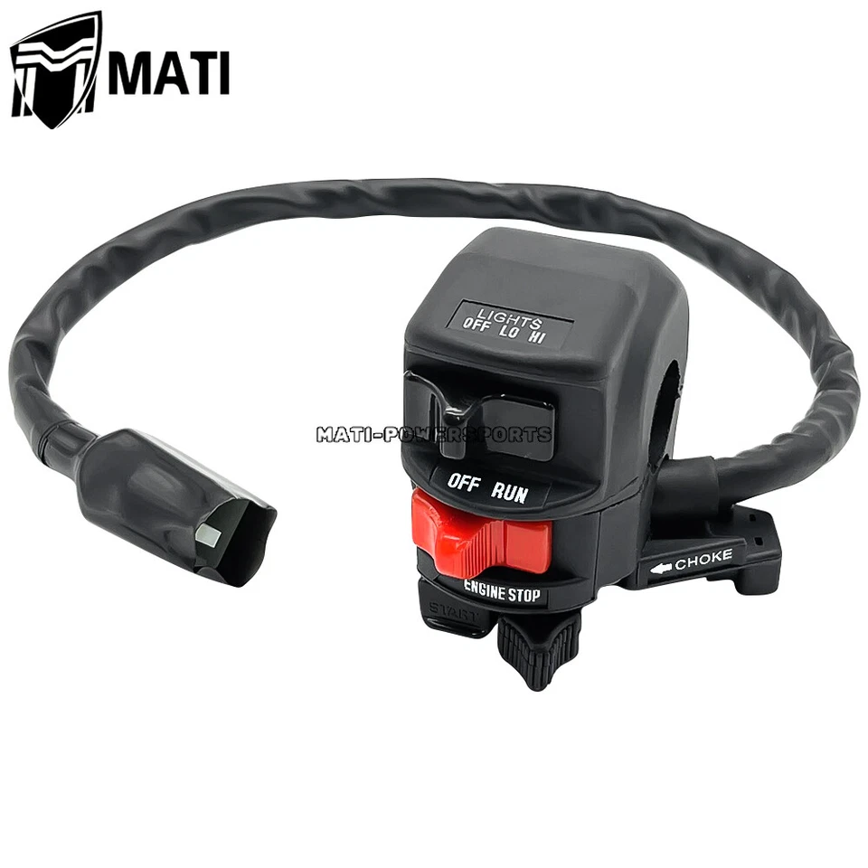 Interruptor de manillar arranque kill stop faro para Kawasaki Lakota 300 Prairie 400 Foto 3 de 4
