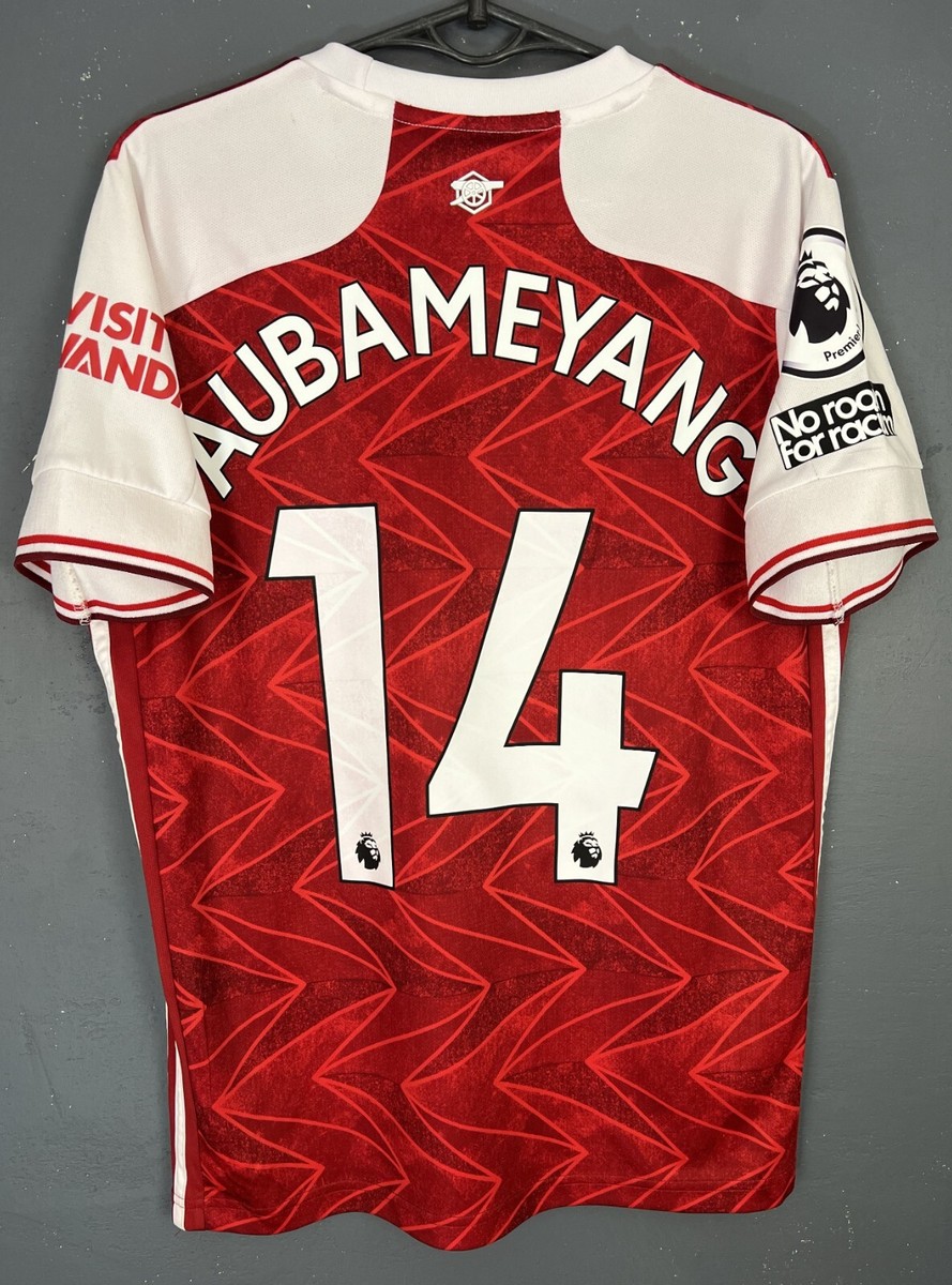  Arsenal Aubameyang 14 ユニフォーム US L MEN'S FC ARSENAL 2020/2021 AUBAMEYANG #14 SOCCER FOOTBALL SHIRT