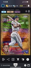 Topps Bunt Stan Musial Gilded Base DIGITAL CARD