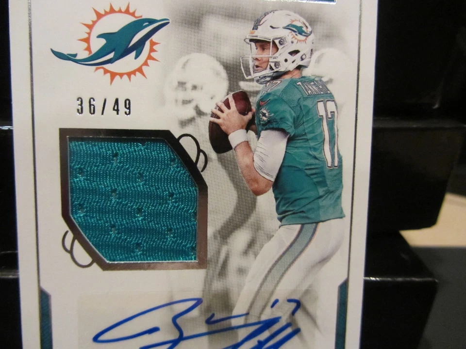 National Treasures Autograph Jersey Dolphins Ryan Tannehill  36/49  2016 - Image 3 of 4