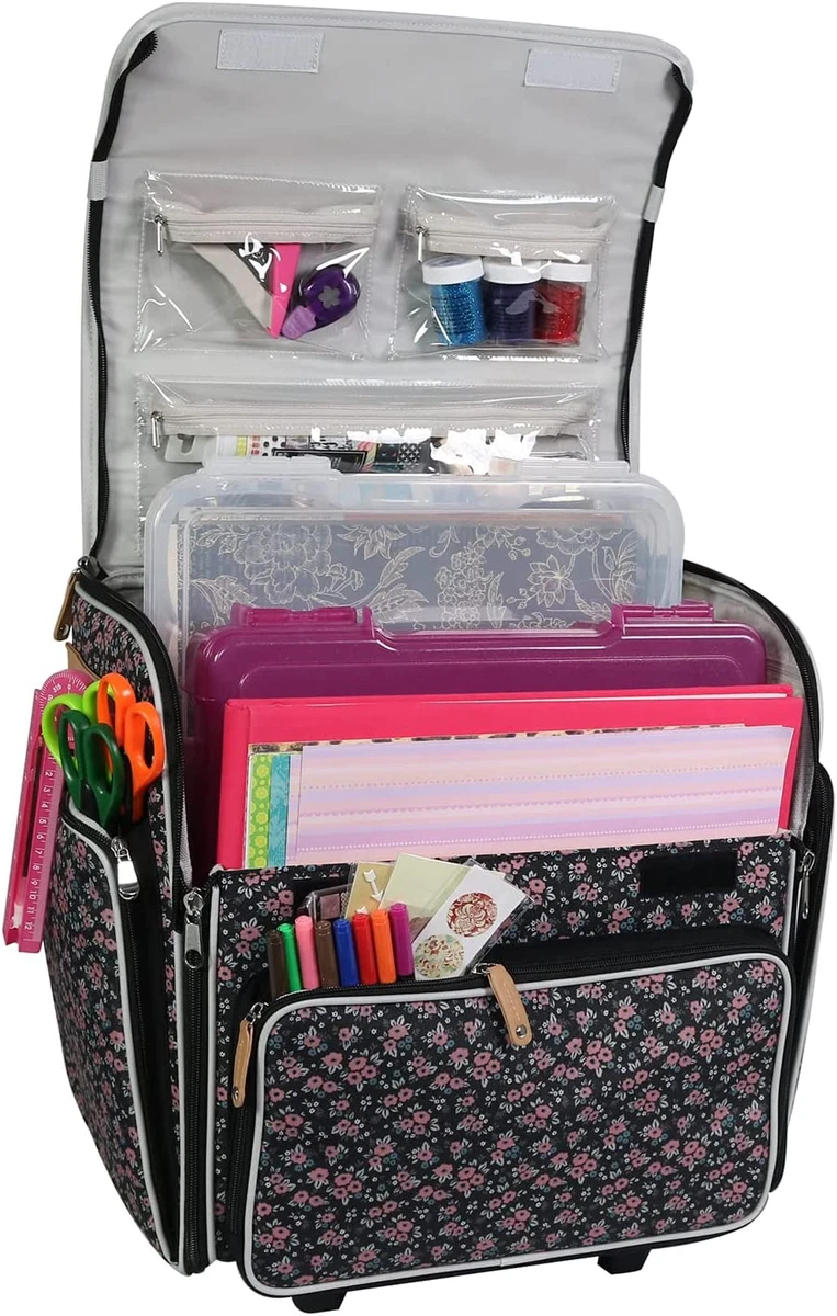 Everything Mary Collaspible Sewing Kit Organizer Box, Heather - Supplies Storage