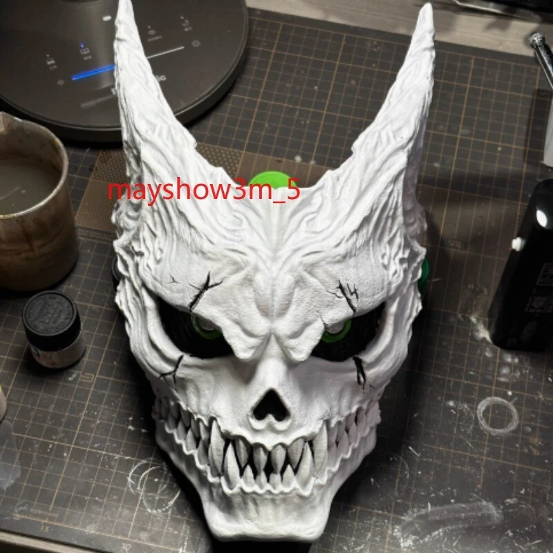 NEW Kaiju No.8 Hibino Kafka Latex Mask Halloween Party Horror Monster Cos Masks - Image 4 of 4