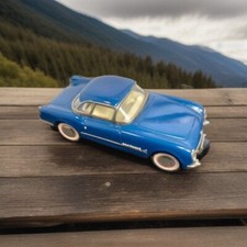 VINTAGE CHEVROLET CORVETTE FRICTION TIN TOY CAR WORKS