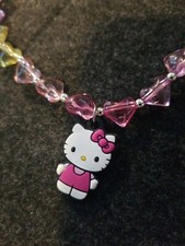 Girl's Hello Kitty SANRIO Pink/Purple/Yellow Heart Beaded Bracelet