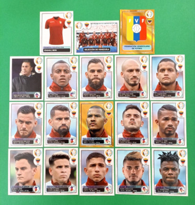 2021 EM Copa America - E49 VENEZUELA SOCCER TEAM Full Sticker Promo RONDON