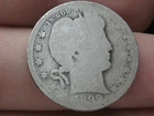 1899 O Silver Barber Quarter 25C- Lowball, Heavily Worn, PO1 Candidate?