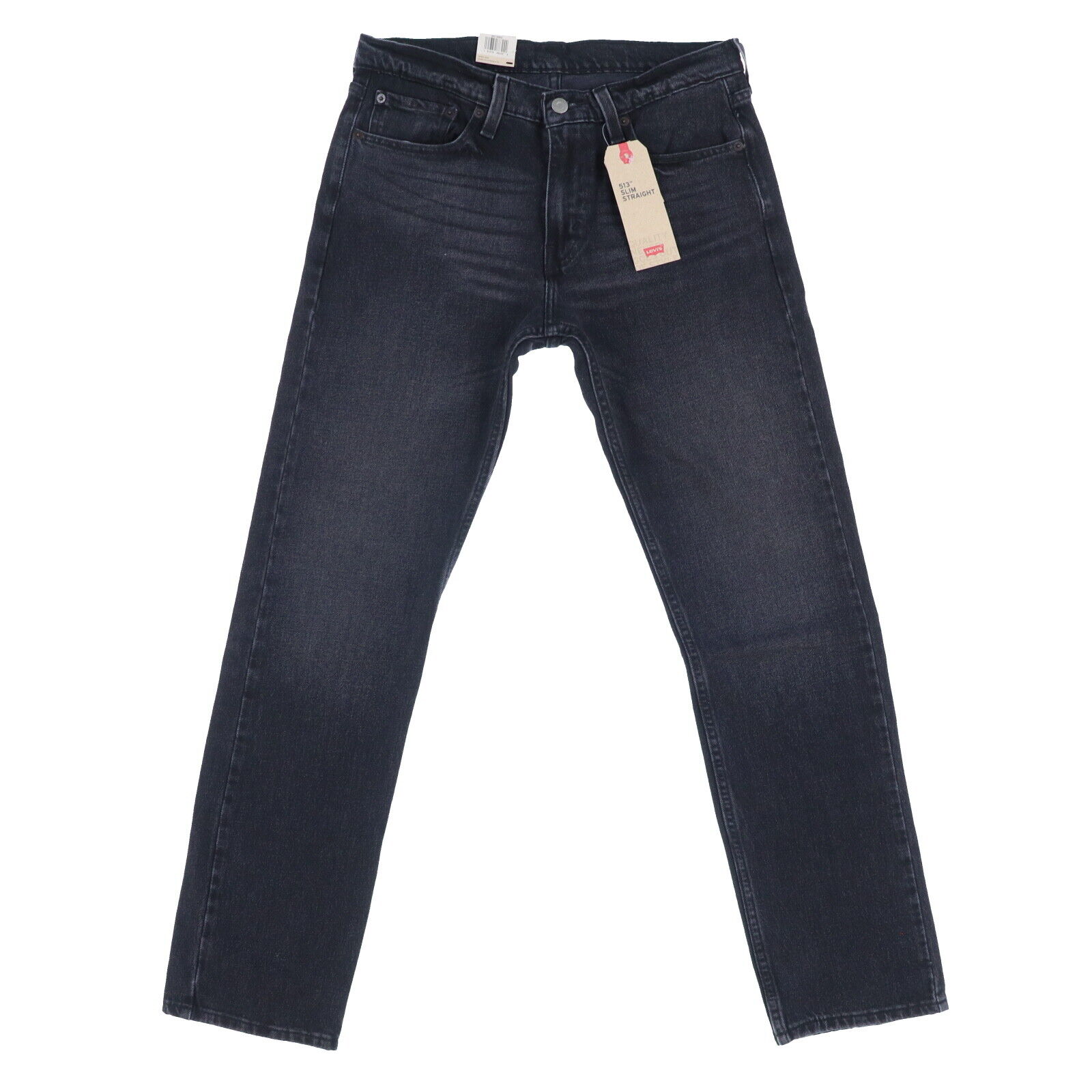 Levis 513 Jeans Mens Slim Straight Denim Bottoms Casual Pants Zipper ...