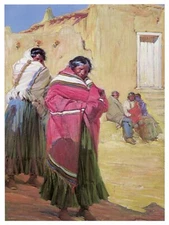 1300 Indian Village wall Art Decoration POSTER.Graphics to decorate home office.