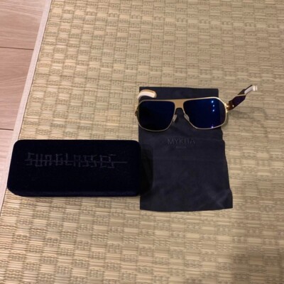 MYKITA & BERNHARD WILLHELM ゴールドサングラス Bernhard Willhelm x MYKITA Franz 24K Gold Sunglasses | Hypebeast