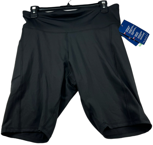 Champion Workout Shorts Womens Plus size 1X Black Pull on Moisture Wick New - 第 1/8 張圖片