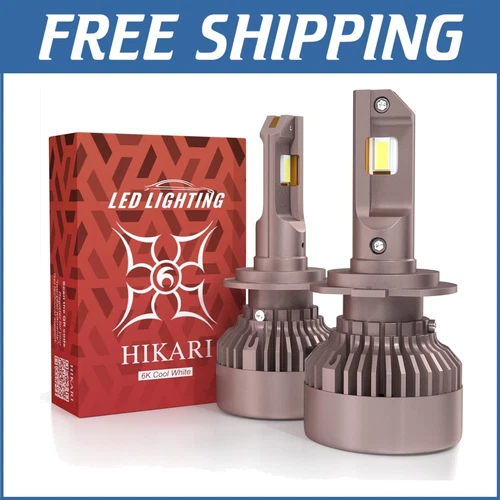 Titanova 65W LED Fog Lights by Hikari - Bright 50000 Lumens, IP68 Waterproof