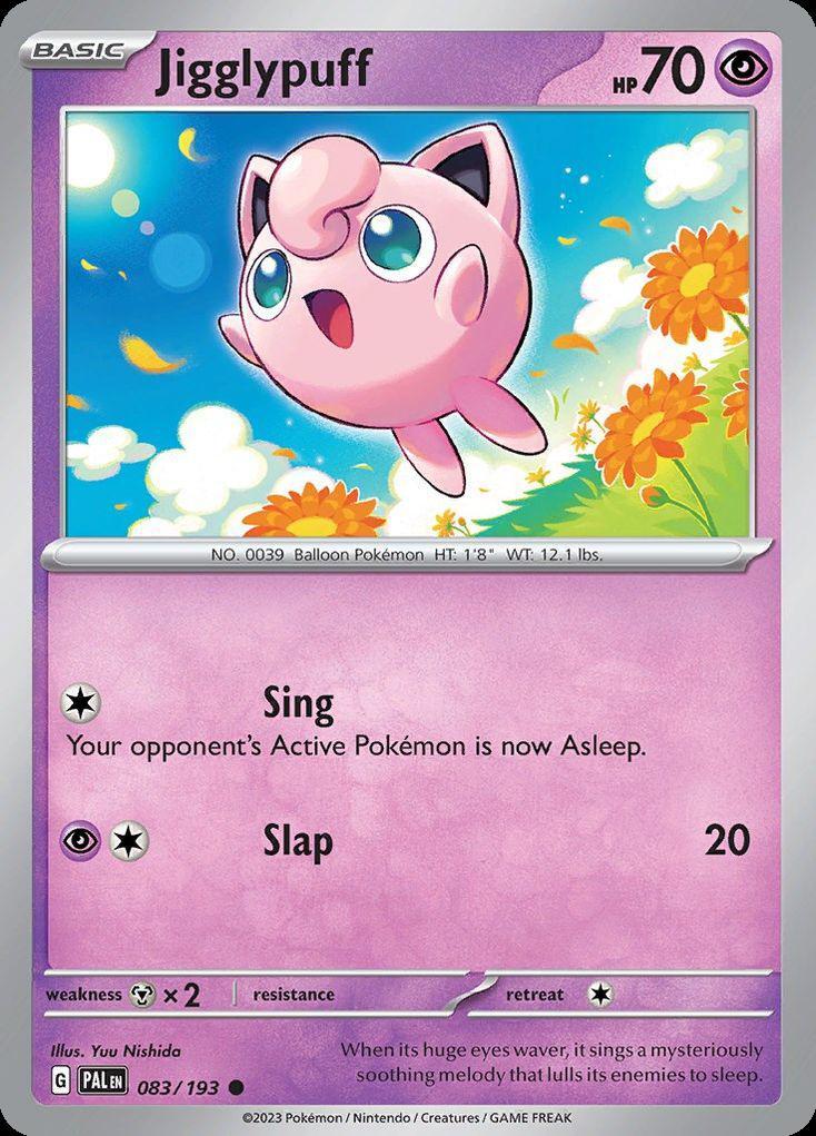 Pokemon Jigglypuff (83/301) Paldea Evolved LP