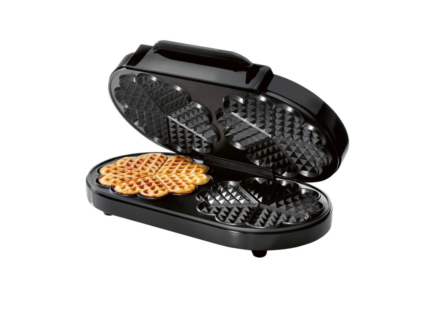 SILVERCREST® Doppel-Waffeleisen, mit Backplatte - B-Ware sehr gut