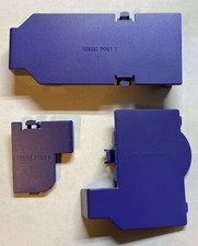 Nintendo Gamecube OEM Replacement Console Ports Slot Cover Set - Indigo -