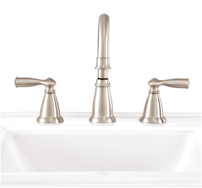 Moen Banbury Bathroom Faucet & Valve Brushed Nickel 2Handle Widespread