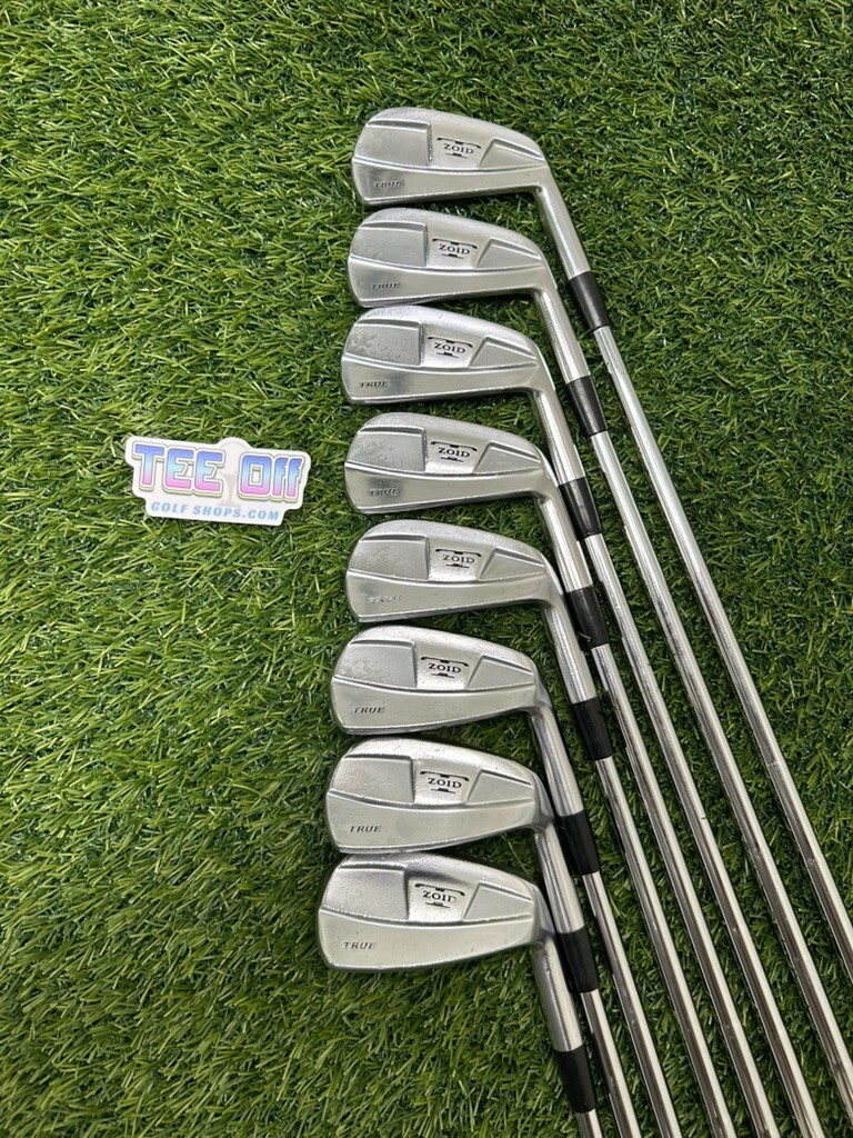Mizuno T Zoid True Blade Irons Set 3-PW Steel Stiff Flex