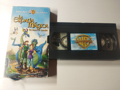 LA ESPADA MAGICA EN BUSCA DE CAMELOT Warner - VHS TAPE CINTA Español