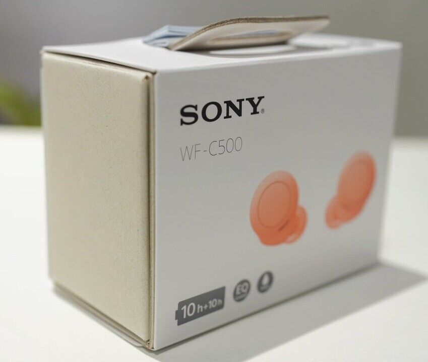 SONY Wireless Earphones WF-C500 with Microphone Bluetooth Orange WF-C500 DZ